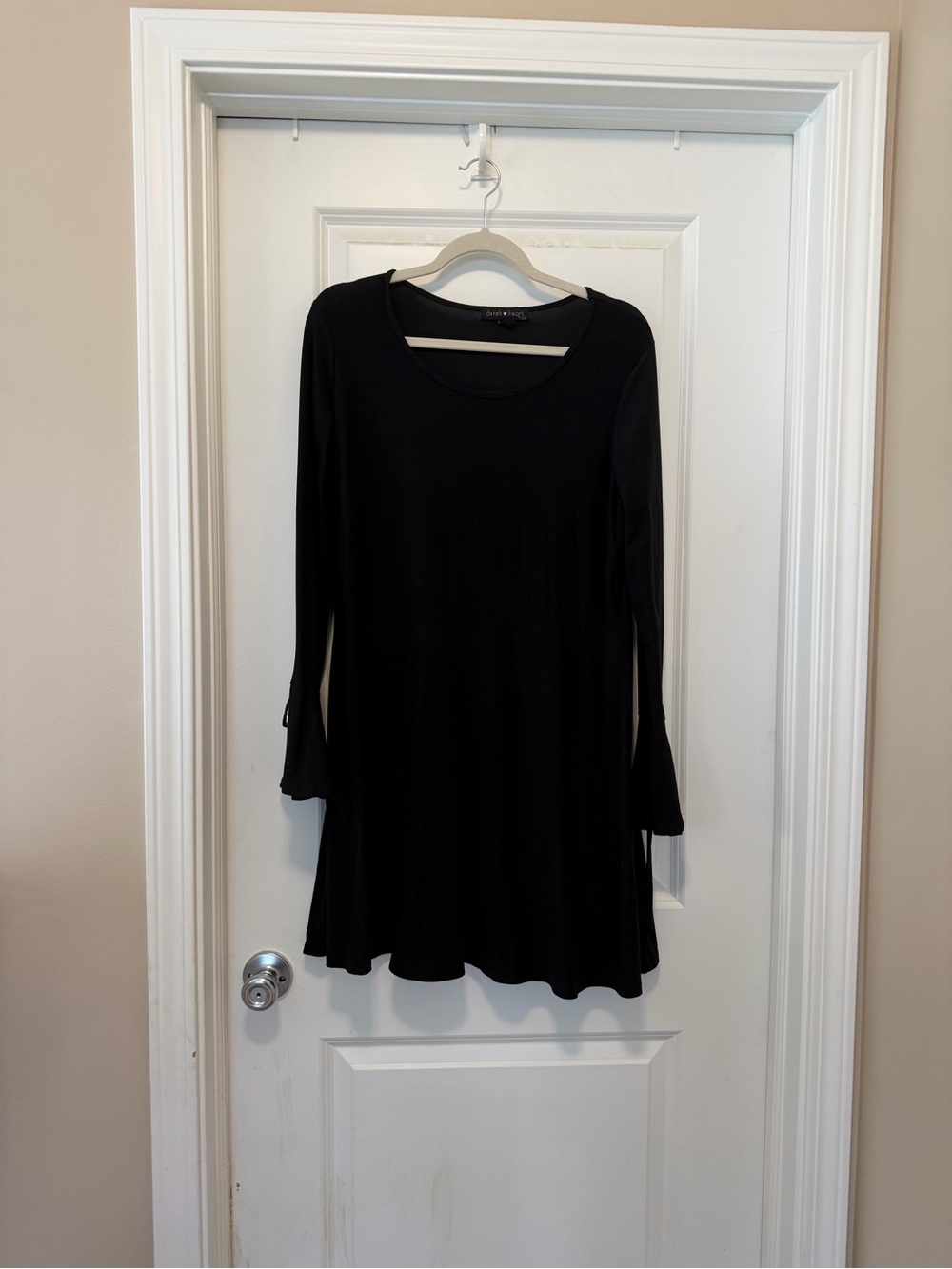 Derek Heart Black Long Sleeve Swing Dress